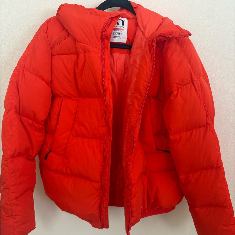 Kari Traa Women's Skjelde Hooded Down Jacket Ultralight and Warm Puffer Size XL